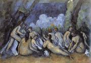 Paul Cezanne les grandes baigneuses Germany oil painting artist